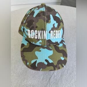 MAC Cosmetics “Rockin’ Rebel” Camo Promotional Hat Baseball Cap